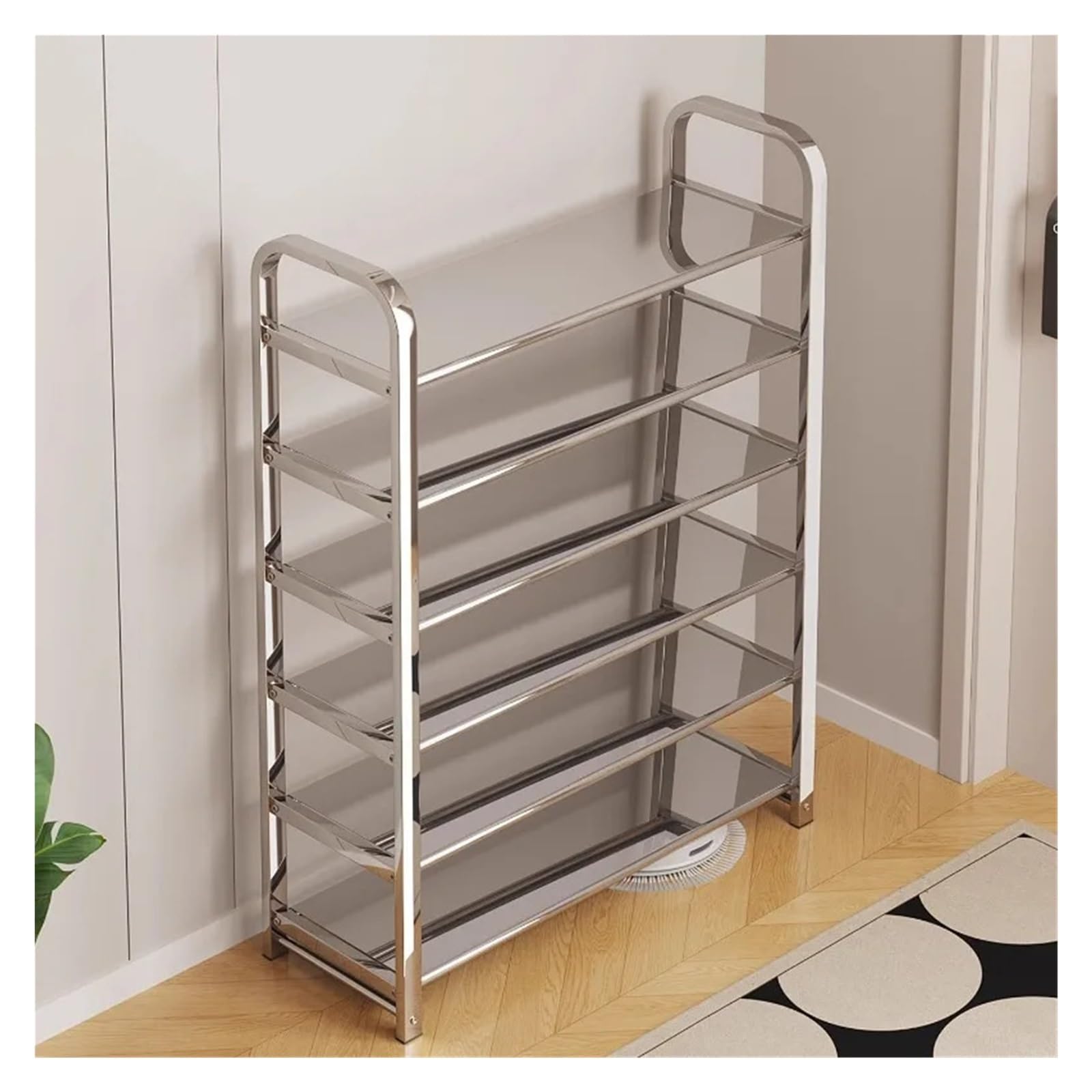 Thickened Stainless Steel Shoe Rack Corridor Dormitory