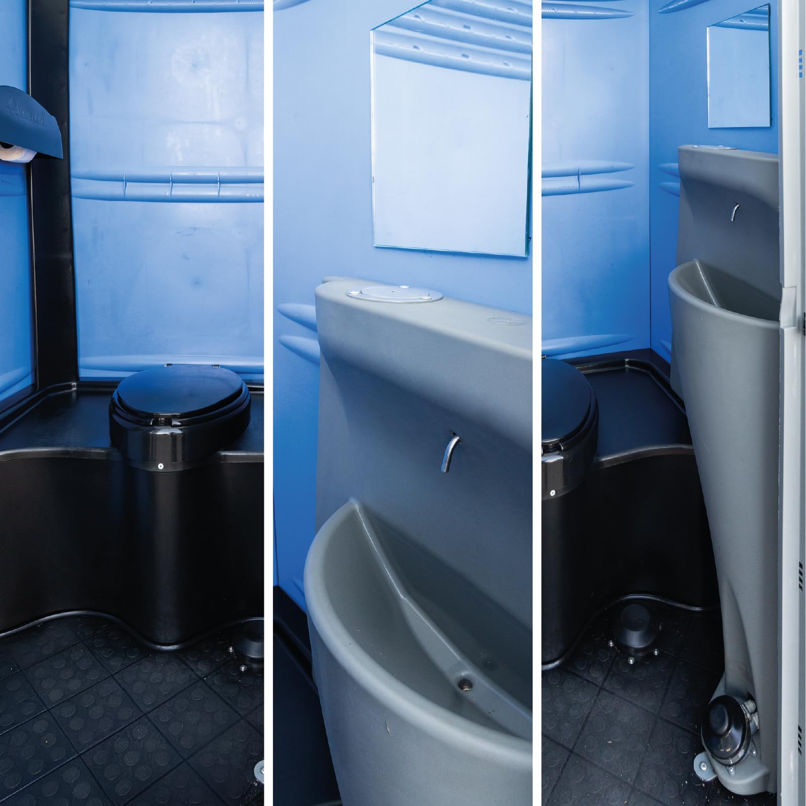 Baño WC Químico. Portátil, Resistente y Profesional, Capacidad de 210L, para Eventos, Obras o Jardín, de Instalación Fácil, Certificado, y Protección Anti-UV.
