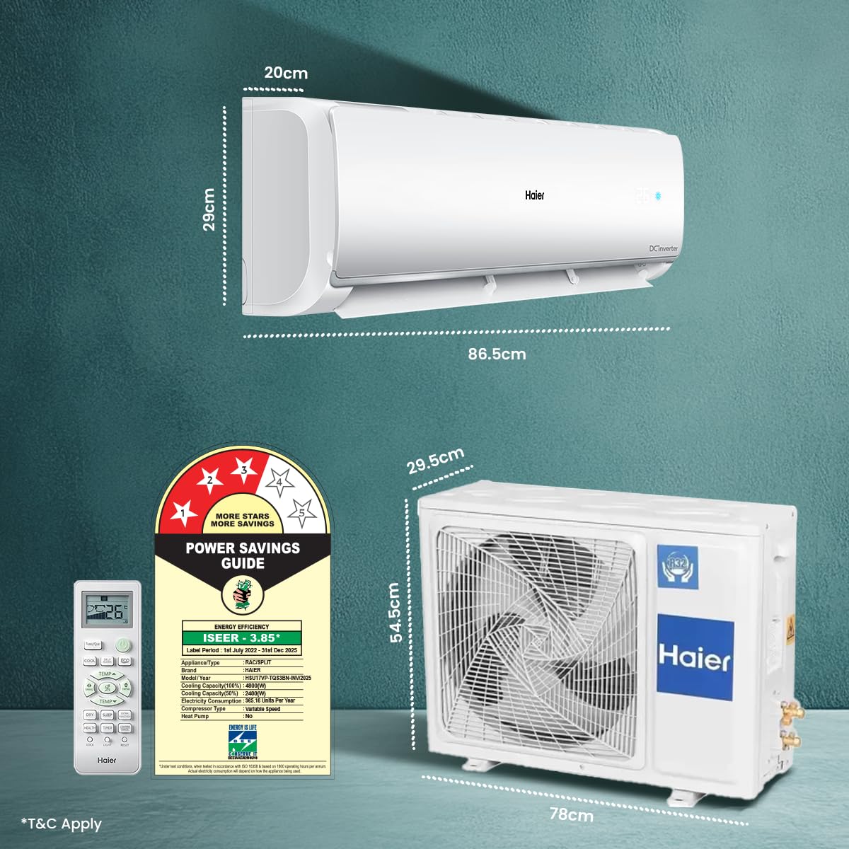 Review Haier 1.5 Ton 3 Star Twin Inverter Split Ac (Copper, 7 In 1 5 Review Haier 1.5 Ton 3 Star Twin Inverter Split Ac (Copper, 7 In 1