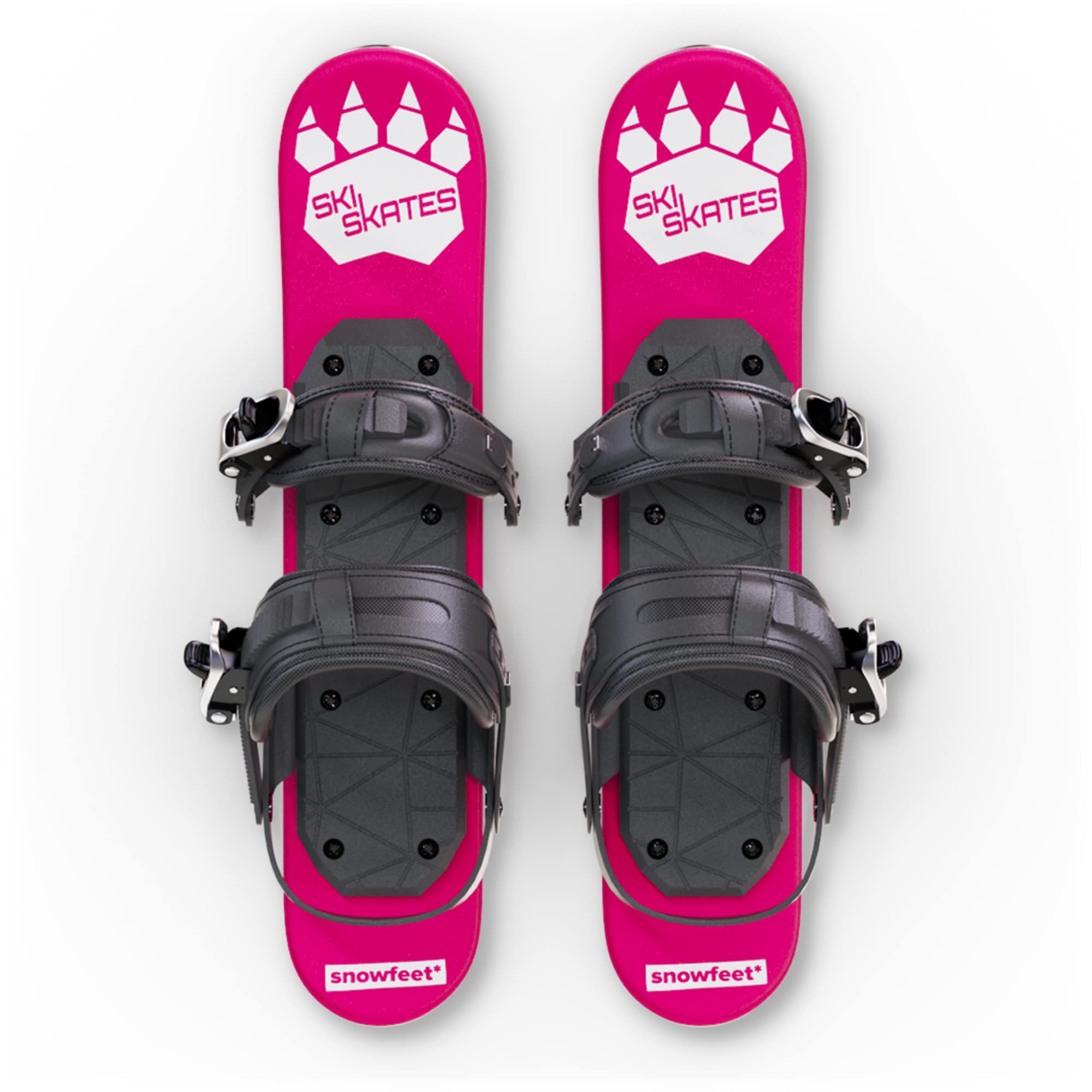 Skiskates - Mini esquí corto | 44 cm | Patines para nieve | Skating Skis Snowblades Skiboards | Patines de hielo para nieve | Esquís más cortos de la historia