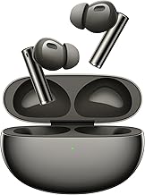 realme, Doppio auricolare di qualità Hi-FI Buds Air6 Pro, con riduzione attiva del rumore intelligente fino a 50 DB, suono spaziale a 360°, fino a 40 ore di ascolto, colore Titanium Twilight