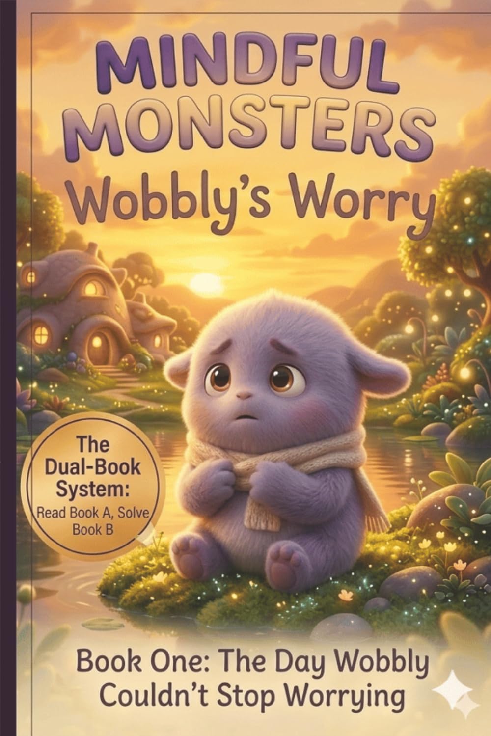 Mindful Monsters: The Day Wobbly Couldn't Stop Worrying: A Children’s Story About Understanding Anxiety, Naming Big Feelings, and Finding Your Inner Calm