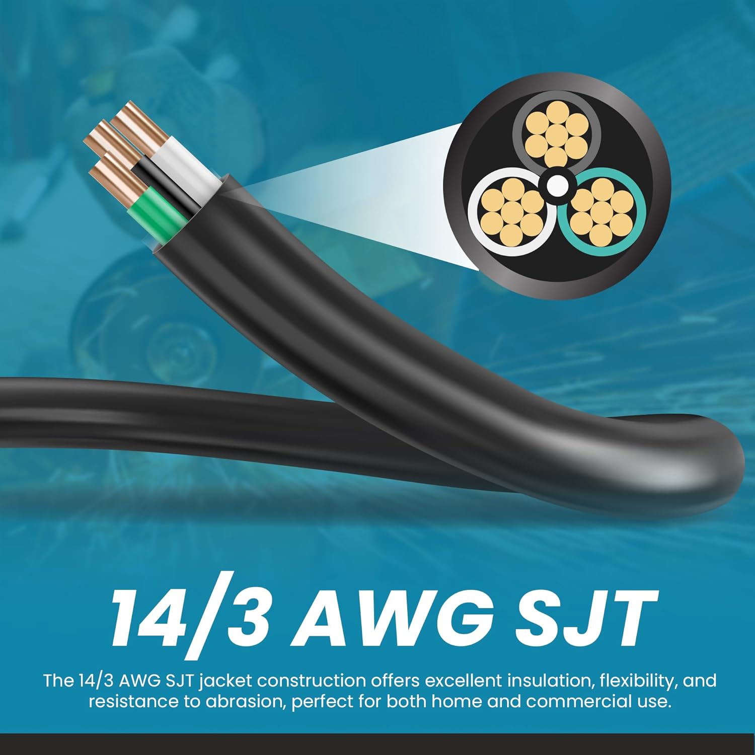 IronBox Electric - Heavy Duty 6-15P to C19 Power Cord - Rated for 15A/250V, 12/3 AWG SJT Jacket - Durable Power Cable for Servers, PDU, IT Equipment - Ideal for Data Centers & Offices (6 ft, Molded)