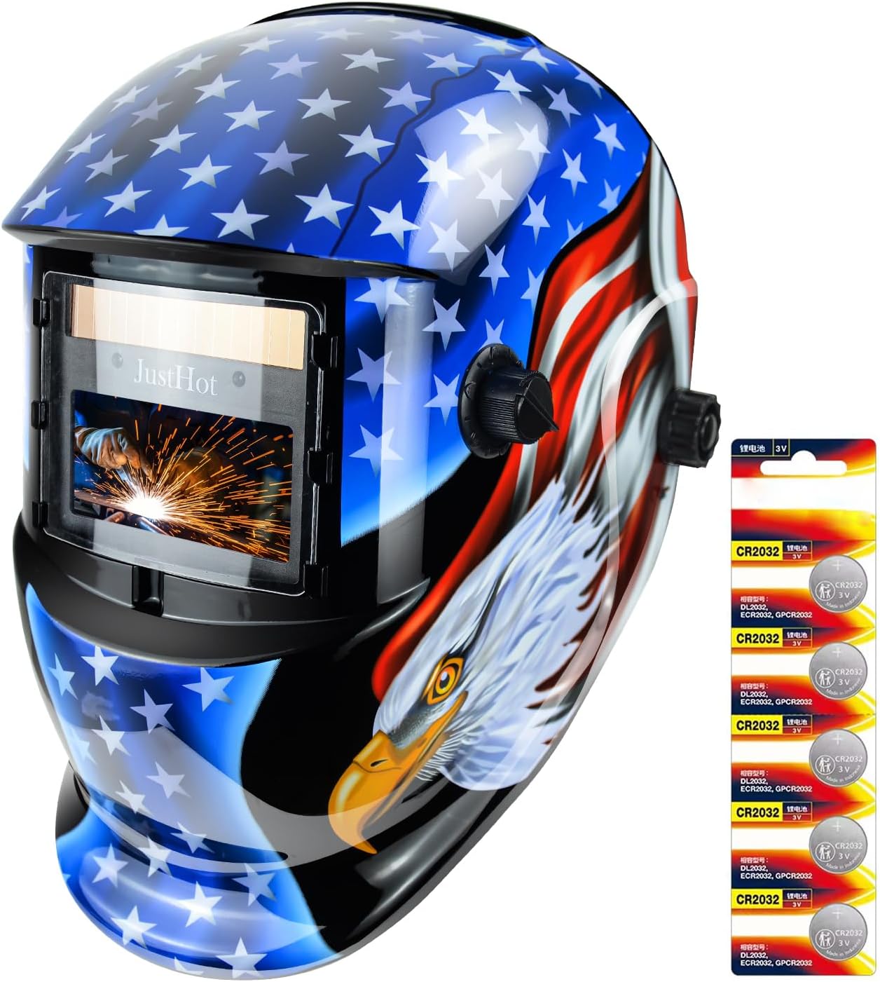 Welding Helmet Auto Darkening Welding Hood True Color Solar Powered Welding Mask 1/1/1/1 Optical Clarity Weld Helmet Wide Shade 5-9/9-13 with 4 Arc Sensor Welding Helmets for Men Welding Helmet Auto Darkening Welding Hood True Color Solar Powered Welding Mask 1/1/1/1 Optical Clarity Weld Helmet Wide Shade 5-9/9-13 with 4 Arc Sensor Welding Helmets for Men