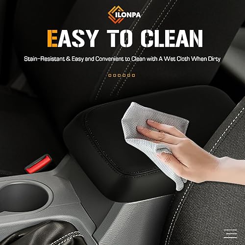 Miniatura 5 de Cubierta negra para tapa de consola central de repuesto para Dodge Charger 2011-2021, Chrysler 300 2015-2021