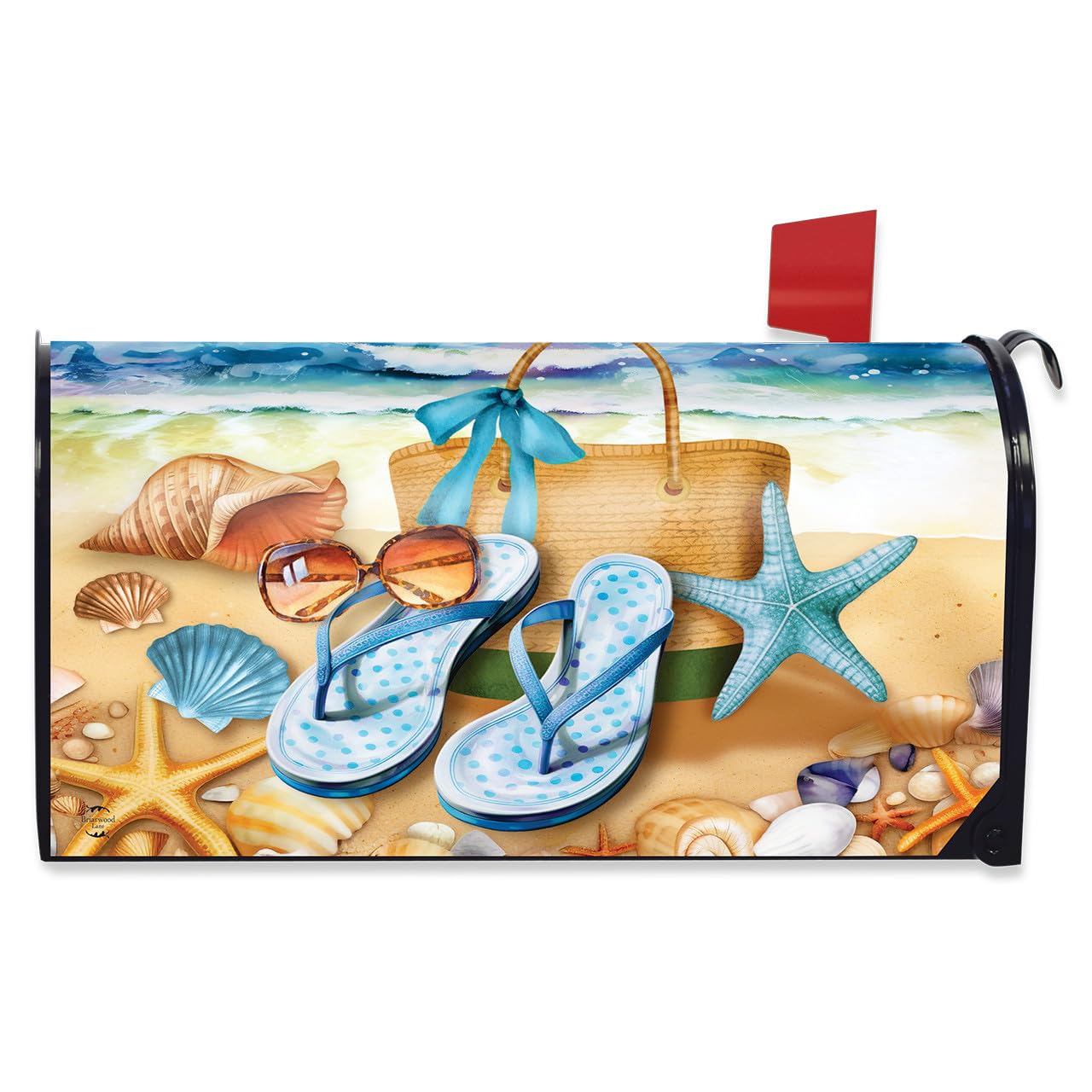 Briarwood Lane Welcome to the Beach Mailbox Cover