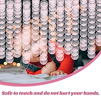 Vista 22 de GLEAVI Cowrie Shells 100pcs Round Shells Pieces Round Natural Capiz with 2 Hole, Polished Slice Accessory Capiz Pearl Coin Beads Charms for Jewelry