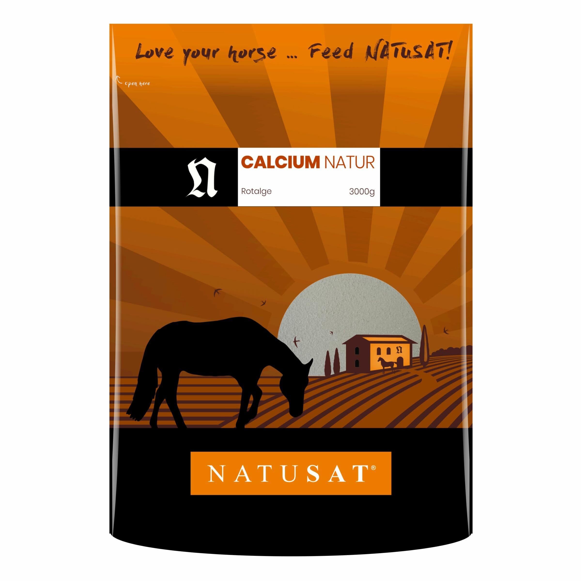Natusat Alga rossa naturale di calcio