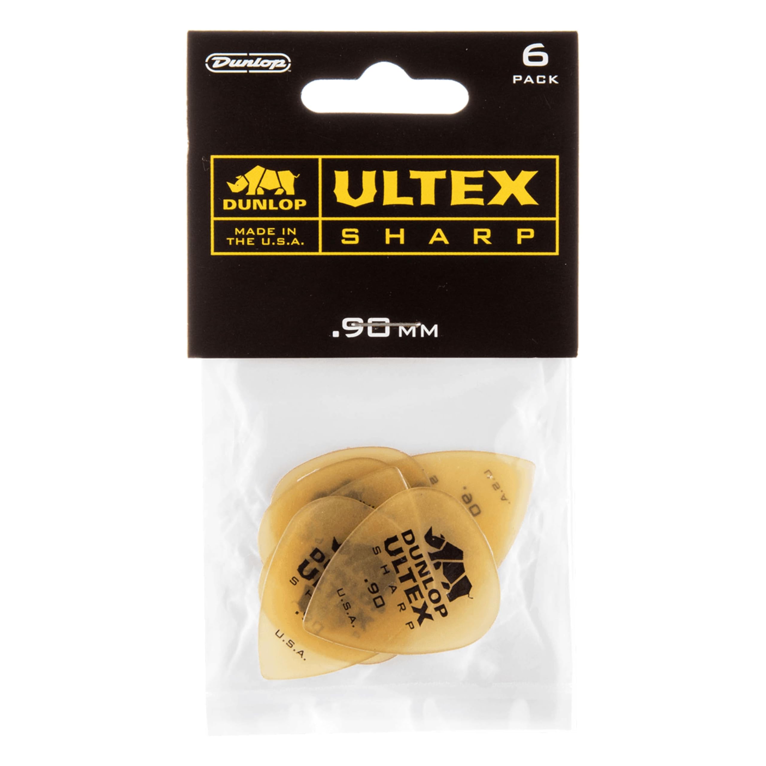 7” JIM SHARP DUNLOOP - ESPIRITO DO RIO Jim Dunlop Ultex Sharp Pick 0,90 mm - Pacote com 6 : Amazon