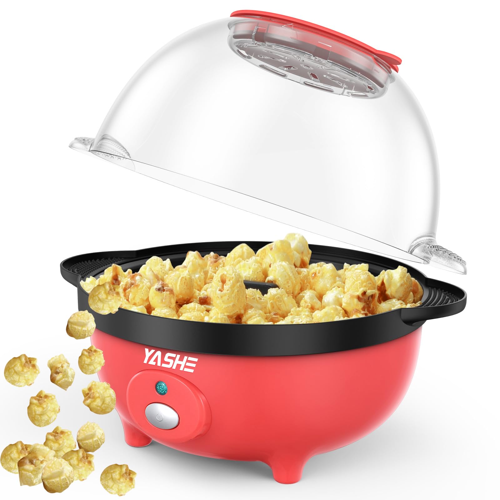 Macchina Per Popcorn Ad Aria Calda 1200W Senza Olio | YASHE Per Cinema Casa E Feste