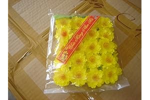 Vibrant Vietnamese-Made Plastic Artificial Yellow Apricot Flowers (HOA Mai)