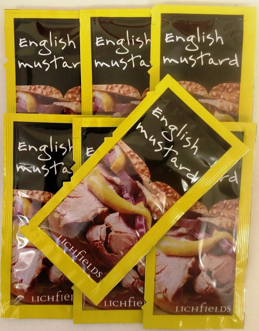 25 English Mustard 25 Individual sachets Amazon.co.uk Grocery