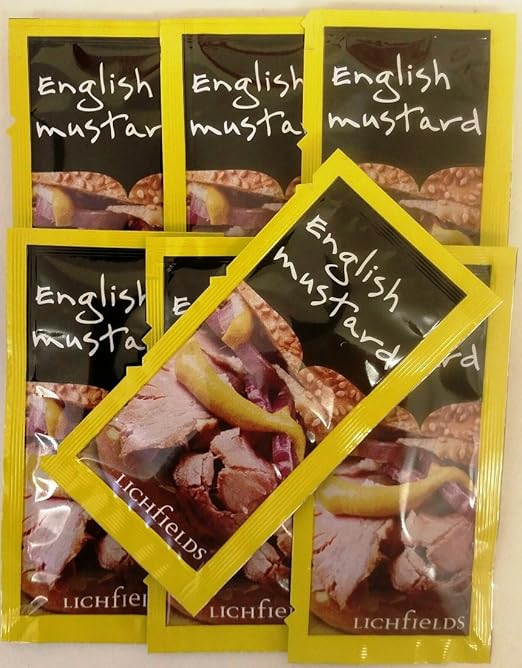 50 Anglais moutarde 50 sachets individuels Amazon.fr Epicerie
