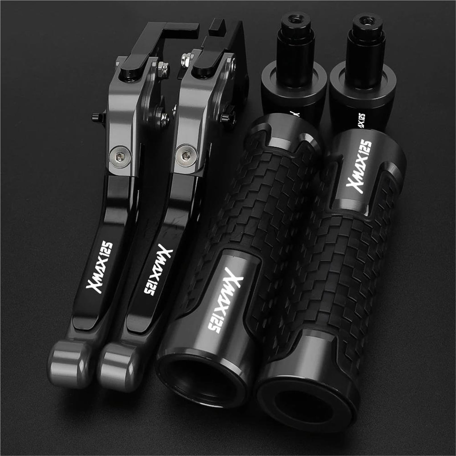 Palancas de embrague extensibles Yamaha XMAX125 puños manillar 8