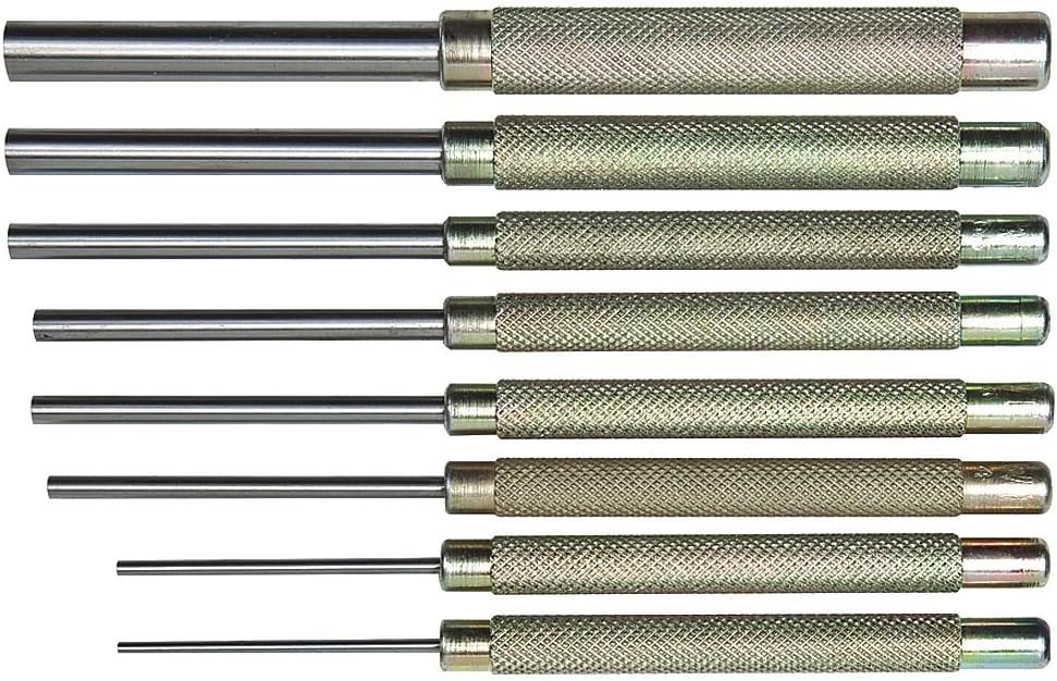 Klein Tools 4PPLSET8 Pin Punches Long 8 Piece Set