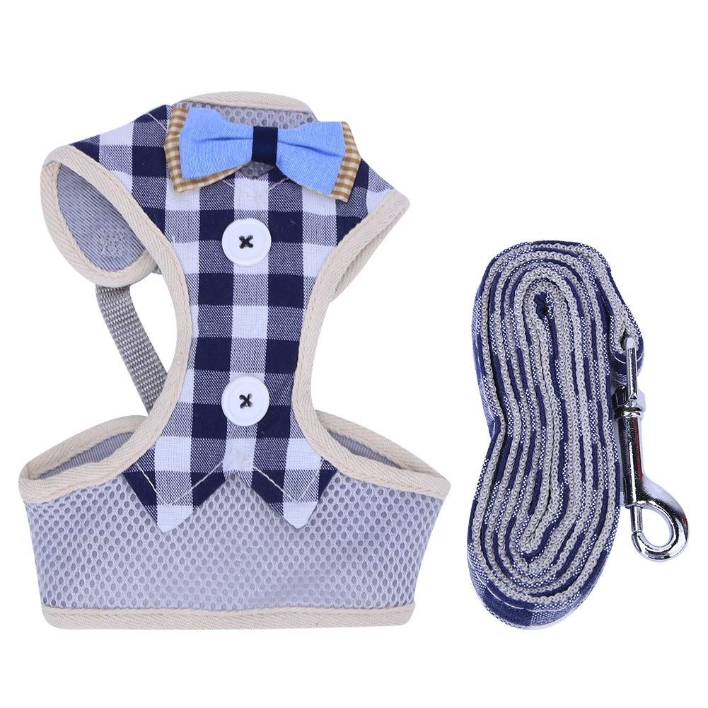Fdit Szelki dla Kota Kamizelka Oddychaj?ca Mi?kka Siatka Air Mesh Regulowane Szelki Kamizelka na Klatk? Piersiow? Zestaw Szelek i Smyczy dla Kot¨®w Koci?t, M
