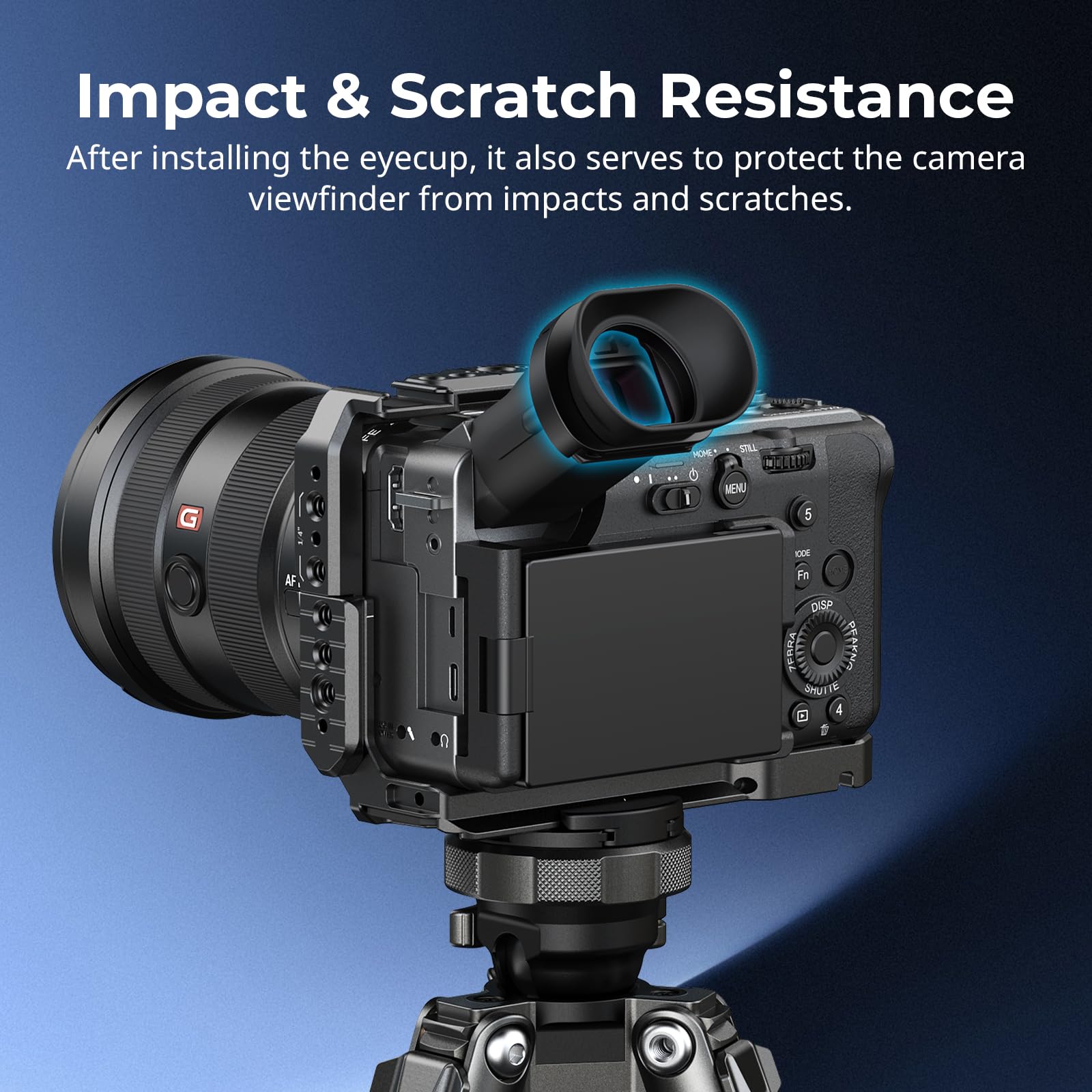 SmallRig Mirino Oculare In Silicone Per Sony FX2 – Antiriflesso E Protezione, Modello 5975 - 3