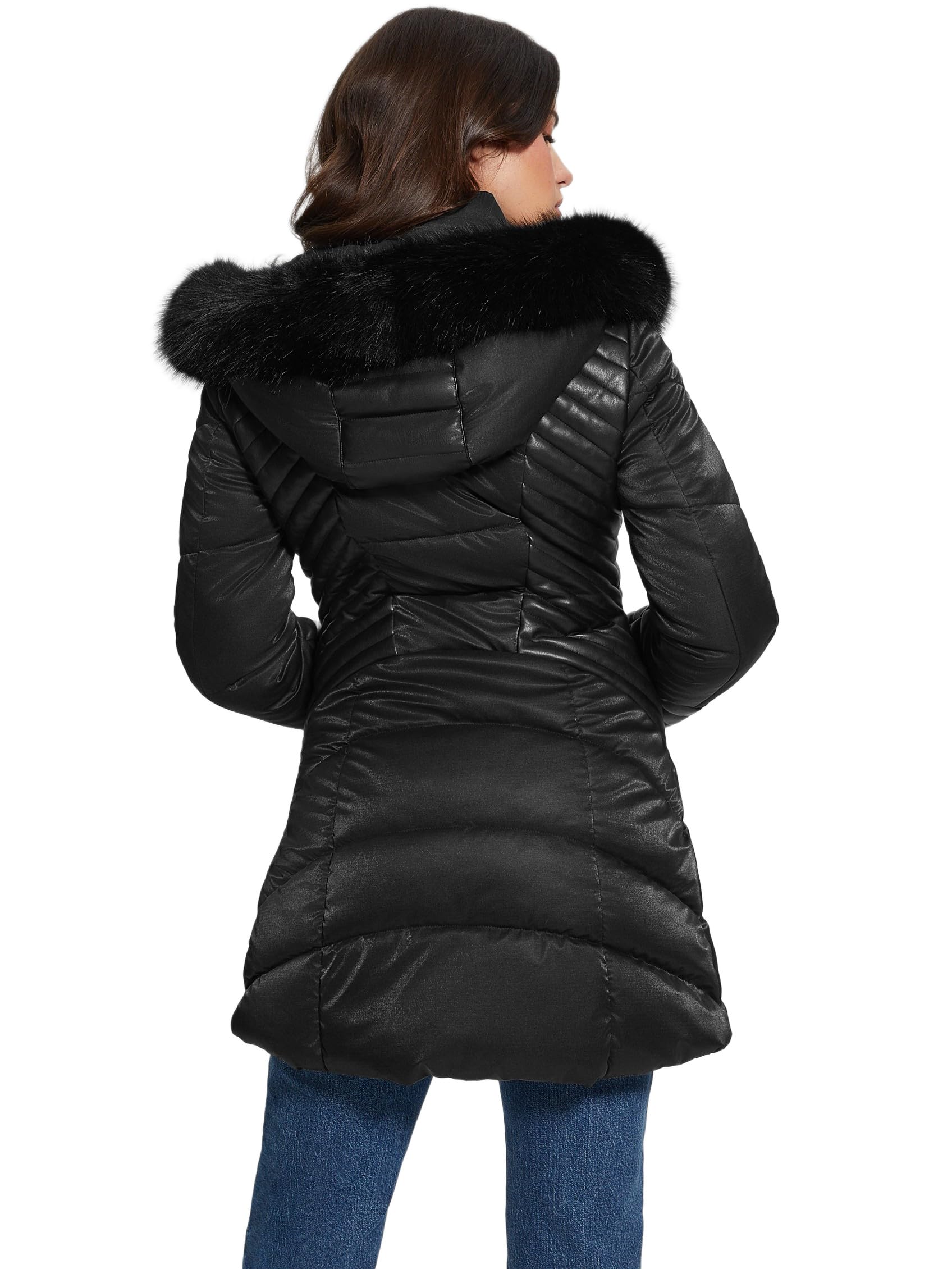 GUESS Doudounes jeans new oxana jblk jet black a996 M