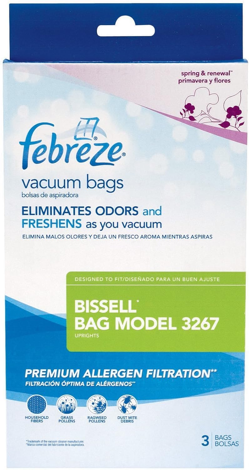 Bissell Febreze Vacuum Bag, 3 ct Household Vacuum Bags