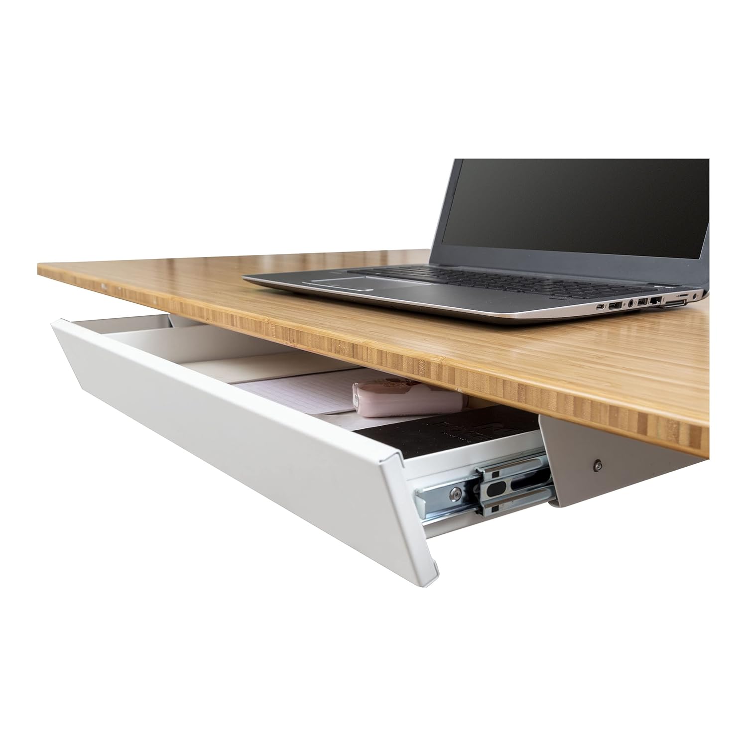 Stand Up Desk Store Sliding UnderDesk Pencil Drawer Provides a