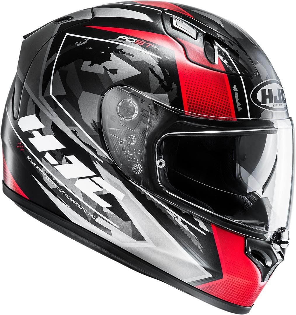 HJC FG-ST KUME MC1SF Motorcycle Helmet, Black/Red, Size XL: Buy Online at Best Price in UAE