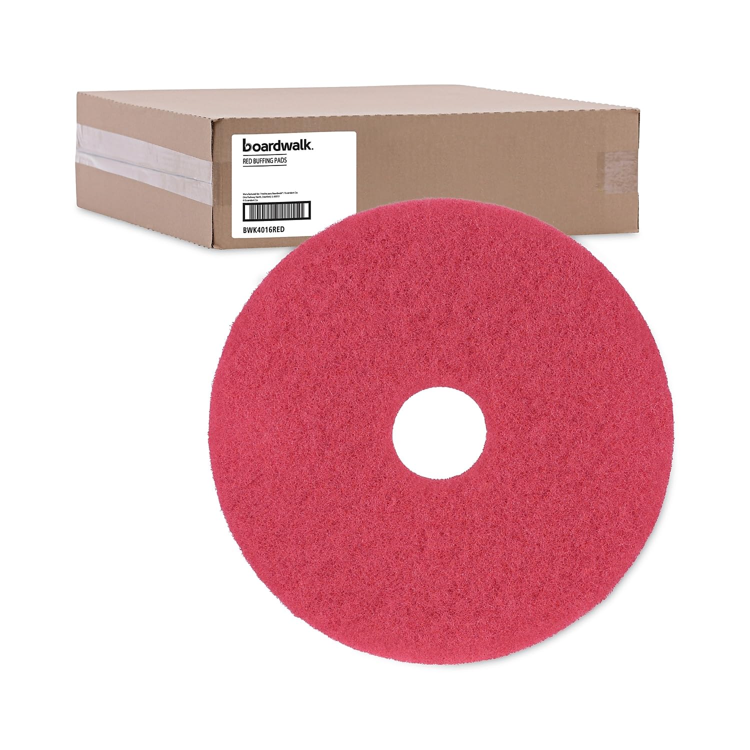 Boardwalk 4016Red Standard 40,6 cm Durchmesser Polierpads Rot