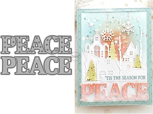 Vista 38 de DzIxY Happy Birthday Abrazos Palabras Troqueles de corte de metal para hacer tarjetas, kit de papel de relieve, troquelados, plantillas de máquina 14