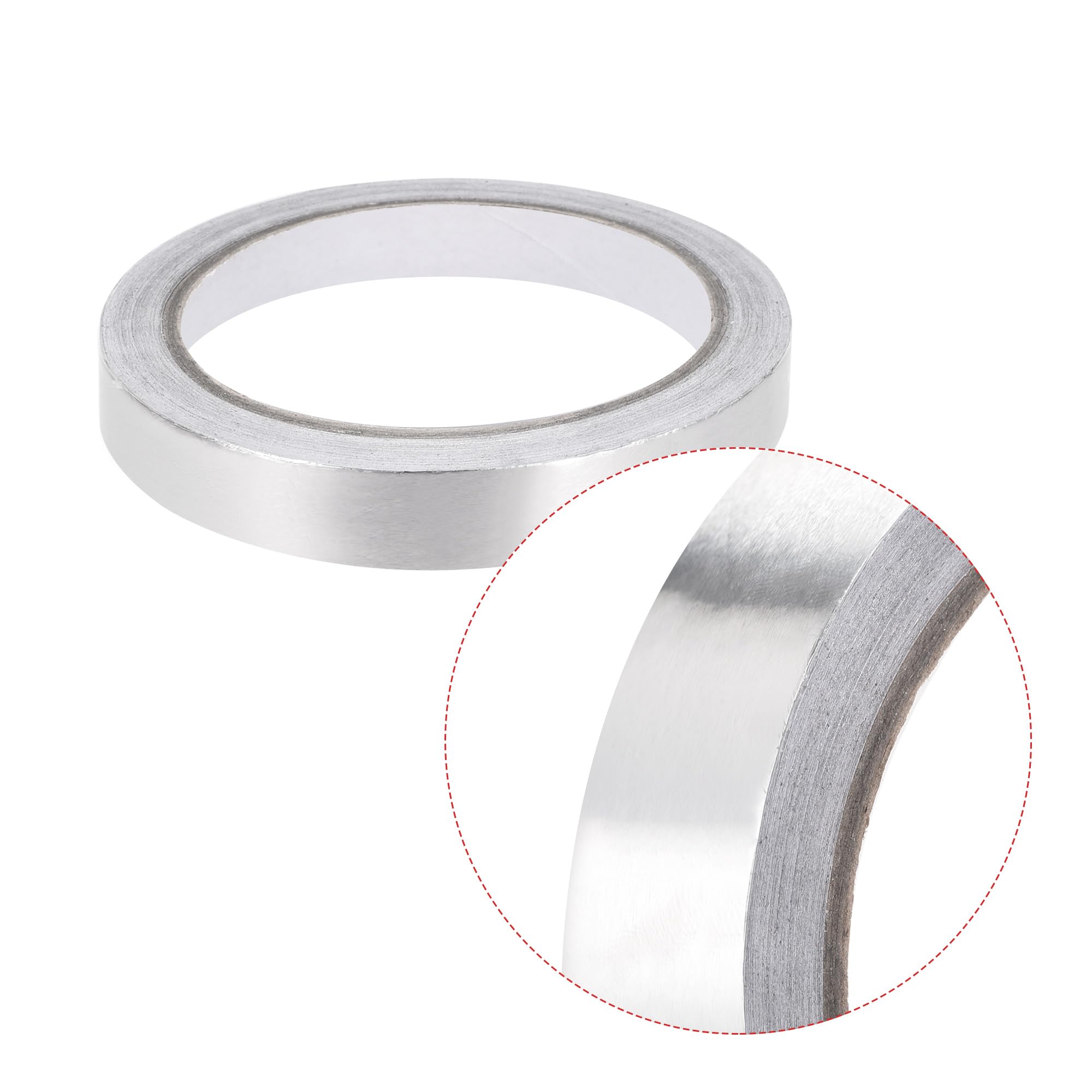 sourcing map Aluminium Folienband Hochtemperaturband 10 mm für