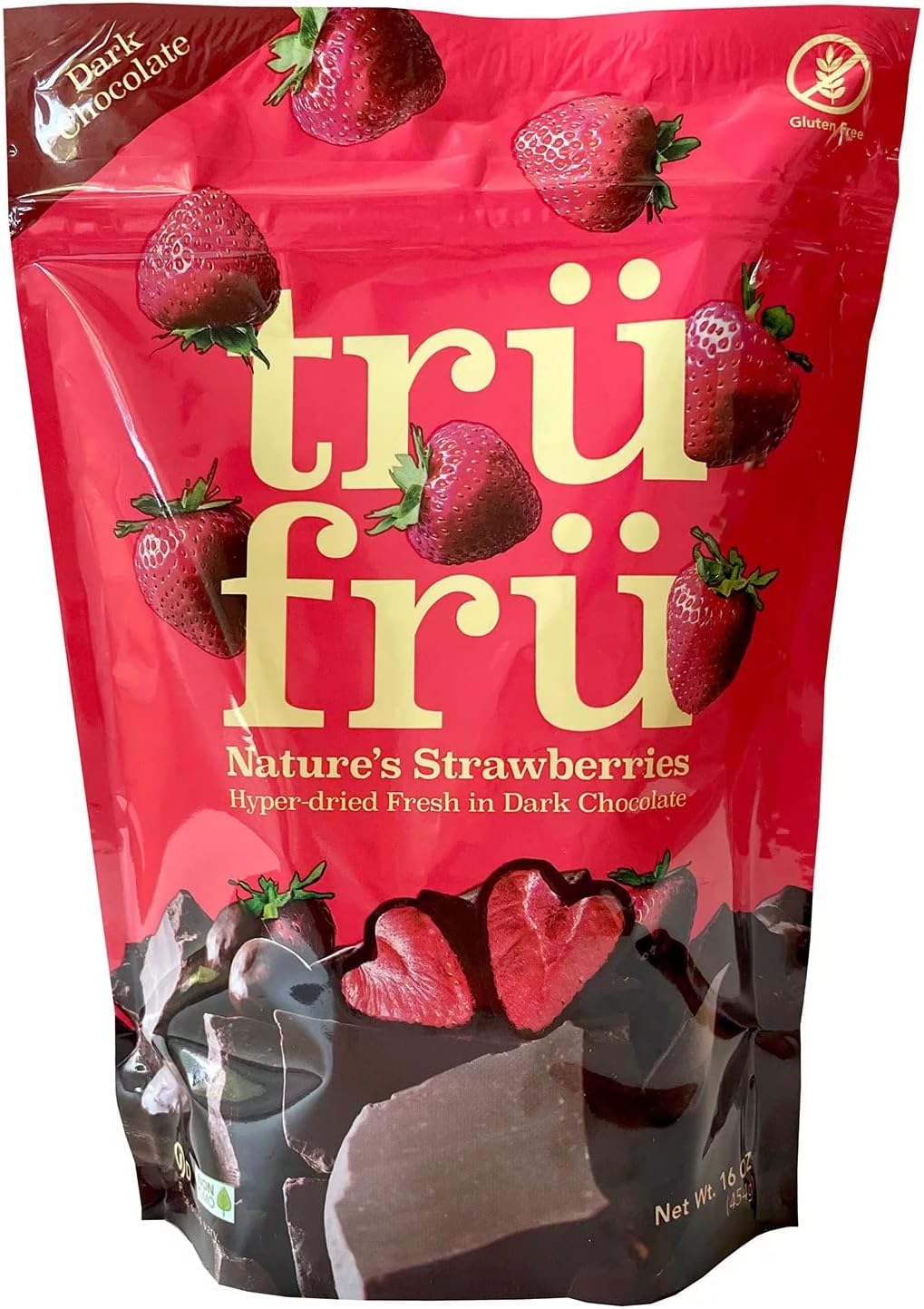 Tru Fru Dark Chocolate Covered Strawberries (16 Ounce)