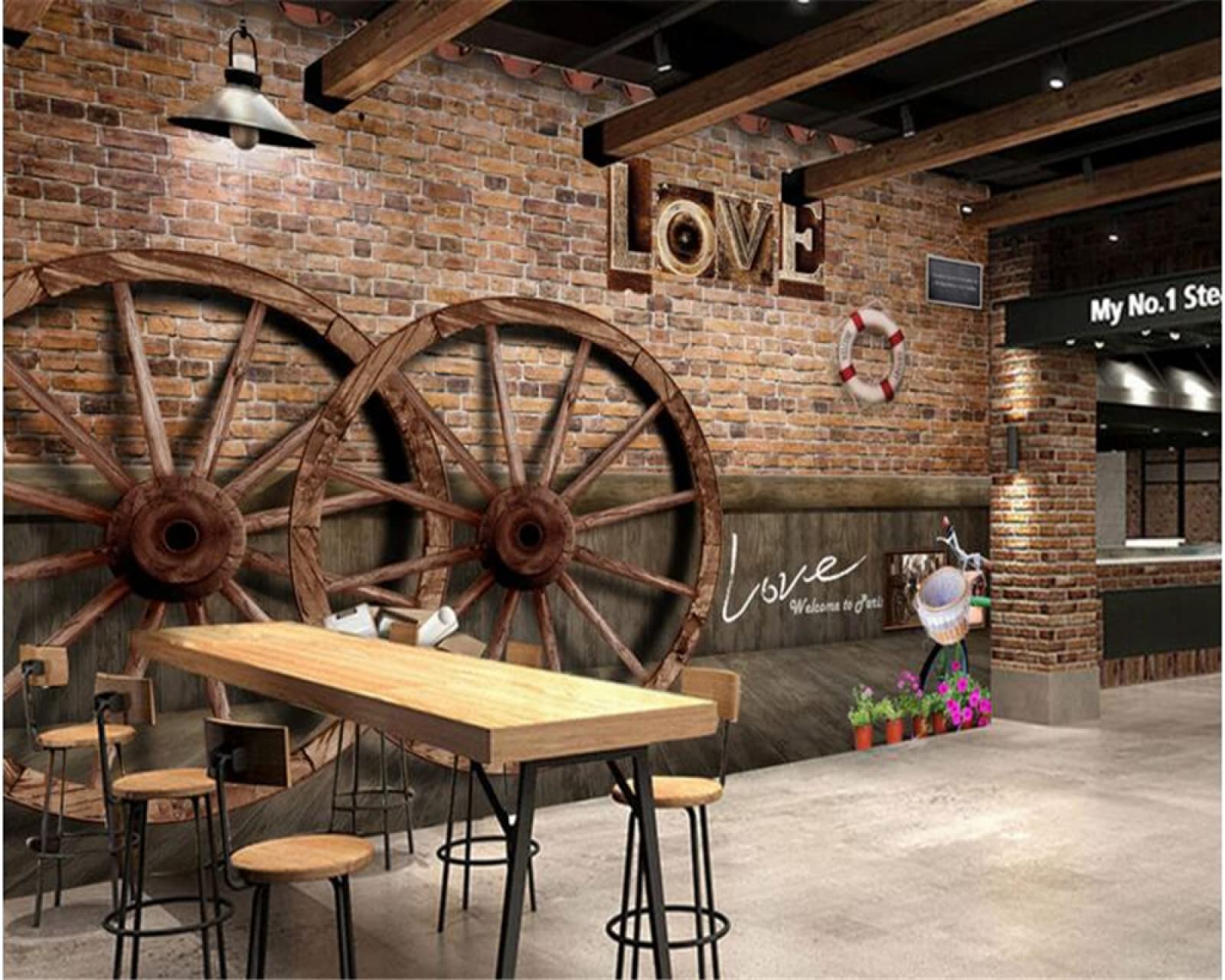 Amazon 壁紙 装飾 壁紙 ノスタルジック レトロ ホイール ヨーロピアン 背景 壁 立体壁紙 400cmx280cm 157 4x110 2インチ モダン 北欧 ホームデコレーション 壁画壁紙 ポスター 壁紙 Amazon 壁紙 装飾 壁紙 ノスタルジック レトロ ホイール ヨーロピアン 背景 壁 立体壁紙 400cmx280cm 157 4x110 2インチ モダン 北欧 ホームデコレーション 壁画壁紙 ポスター 壁紙