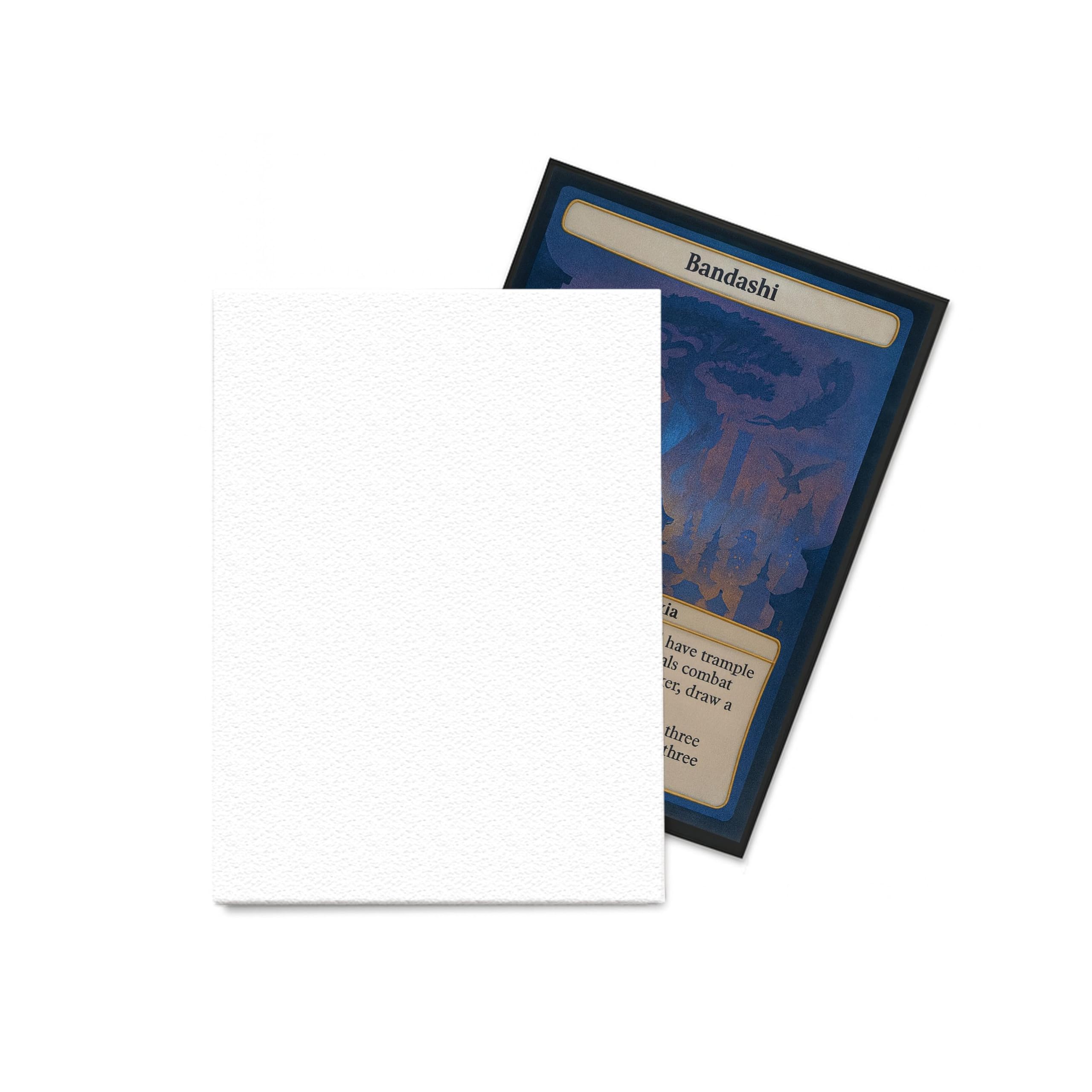 Matte Trading Card Sleeves, 100 Count, Standard Size 66x91mm, Anti-Glare, Archival Safe, Smooth Shuffle