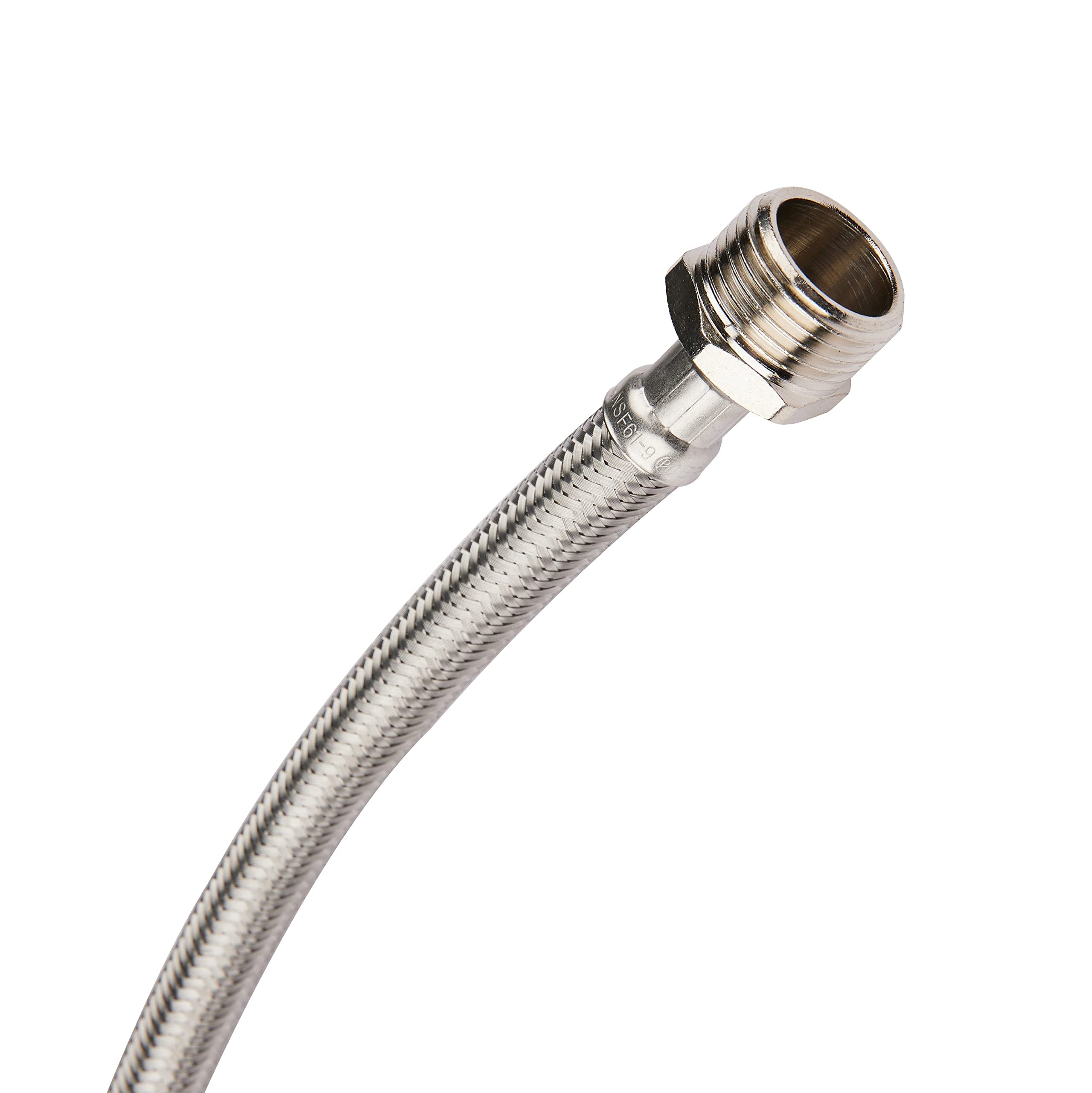EFIELD Dampftrockner-Installationsset, Edelstahlschläuche, 1,8 m langer Schlauch mit 1,9 cm (3/4 Zoll) FHT 90-Grad-Winkel, 0,3 m Einlass und Y-Anschluss für Schlauchverteiler