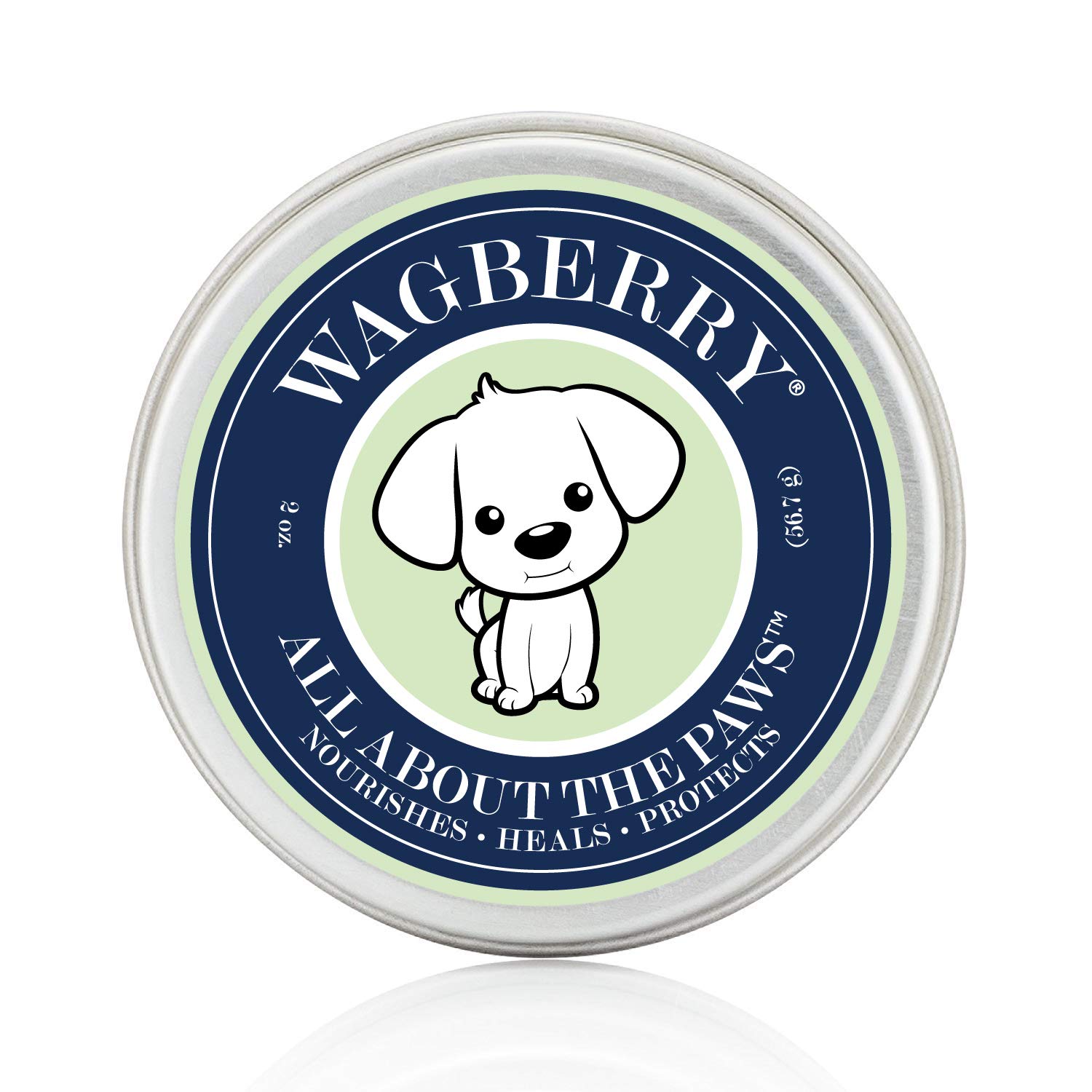 All About The Paws - Paw and Nose Balm for Dogs - 100% Natural Soothing Cream to Moisturize Dry Cracked Skin - Heals & Protects Noses and Pads - Love IT Natural, Made in USA, 2oz
