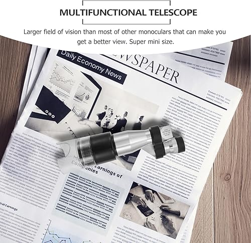 Miniatura 8 de ULTECHNOVO Telescopio monocular compacto, microscopio de bolsillo, Mini lupa monocular de mano, mini lupa de visión de bolsillo, telescopios