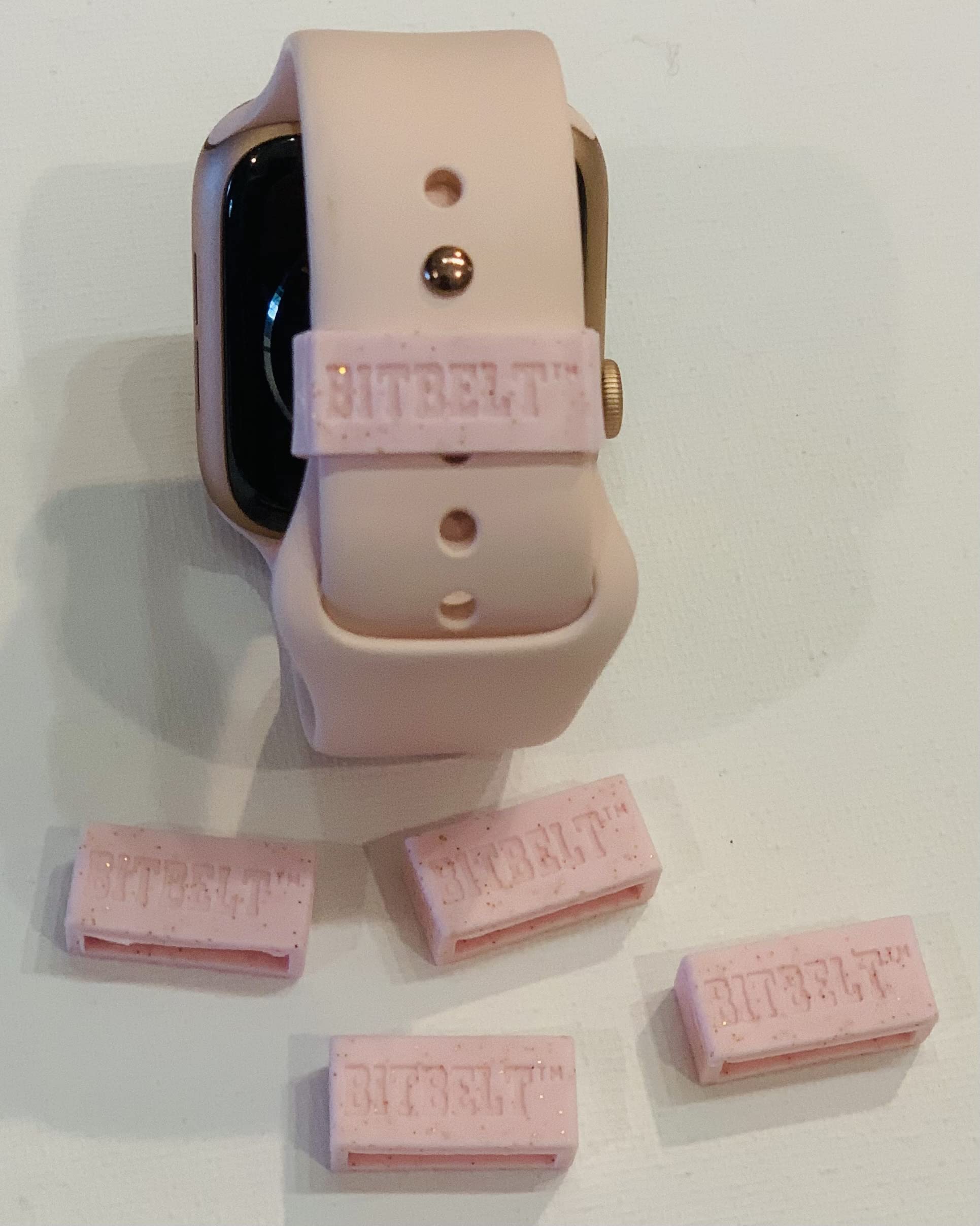 Soft Pink with Glitter