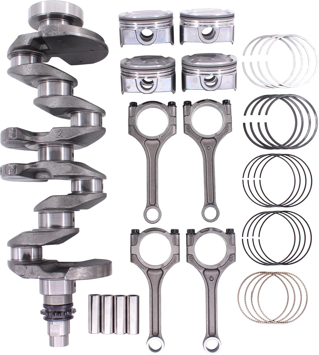 ApplianPar Crankshaft and Connecting Rod Piston Pin Bearings kit for Hyundai Accent 2012-2017, Veloster 2012-2017, for Kia Rio 2012-2017, Soul 2012-2019 1.6