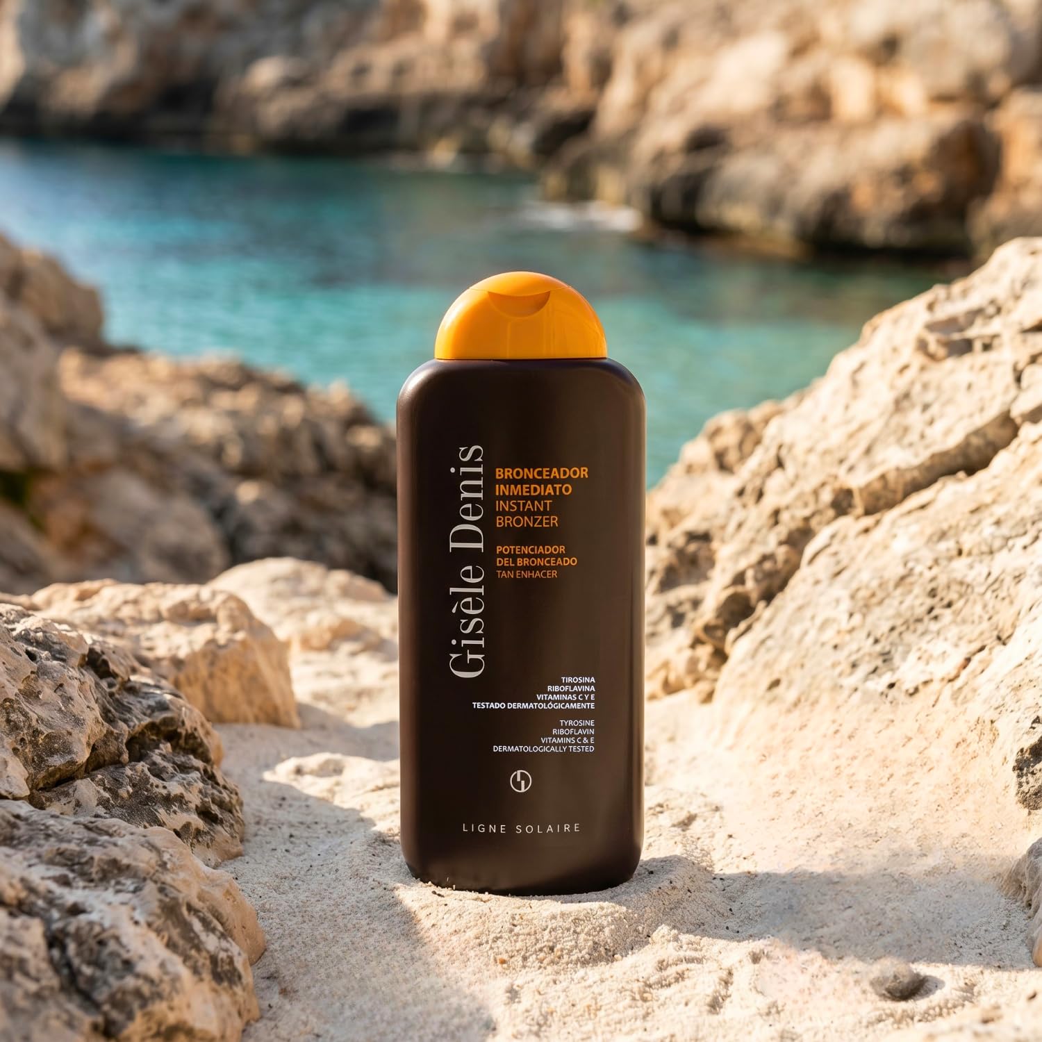 GISÈLE DENIS - Instant Tan 400 ml, Crema Abbronzante, Acceleratore di Abbronzatura, Abbronzatura Solare con Estratto di Carota, Intensificatore e Booster, Lozione Abbronzante Corpo