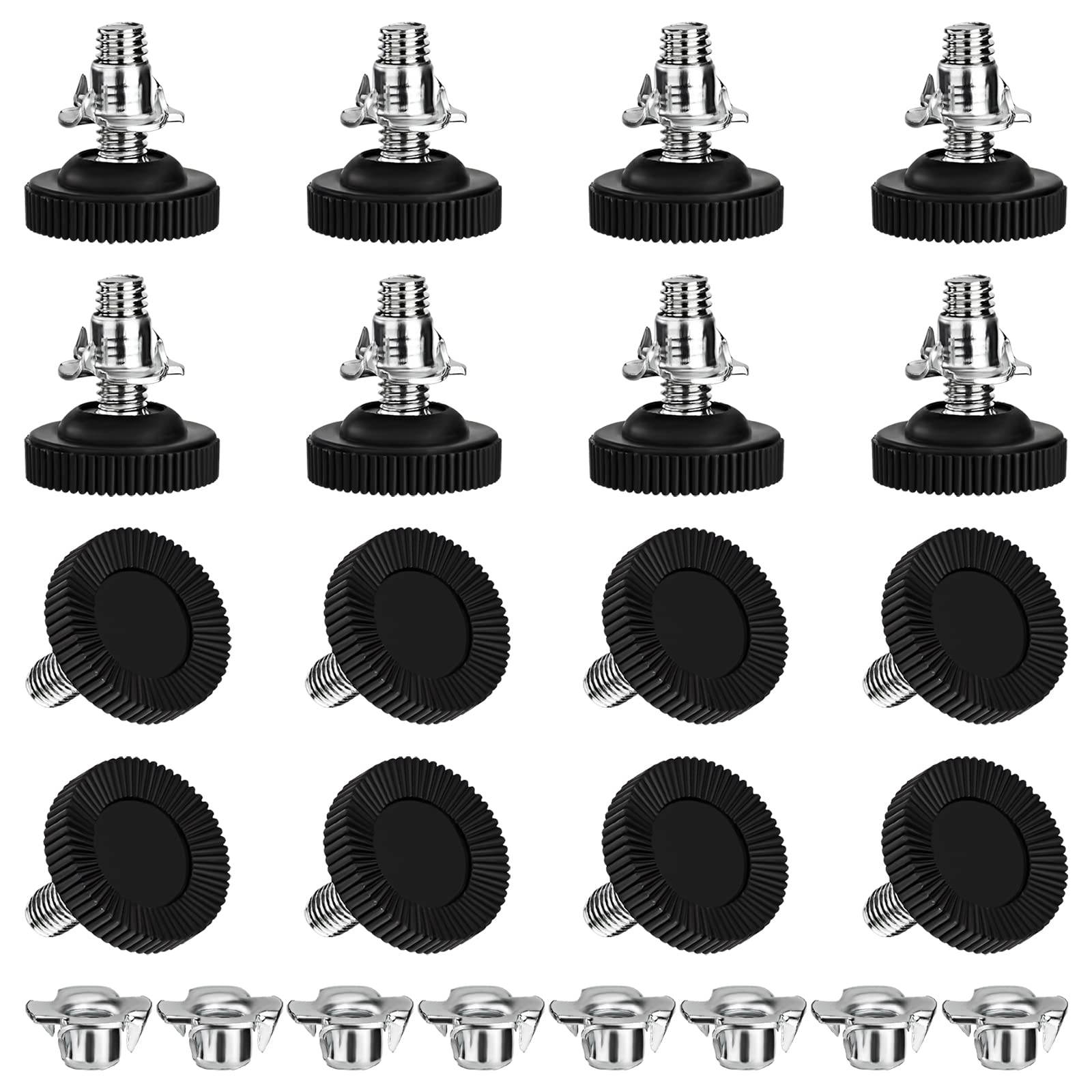 SPDYCESS 8 Piedini Regolabili Per Mobili M6 X 28mm - Con Dadi A T, Base Rotonda, Per Letti, Scrivanie, Armadi - Foto 9