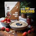 MuscleBlaze Fit High Protein Oats, Unflavoured, 1kg gallery image