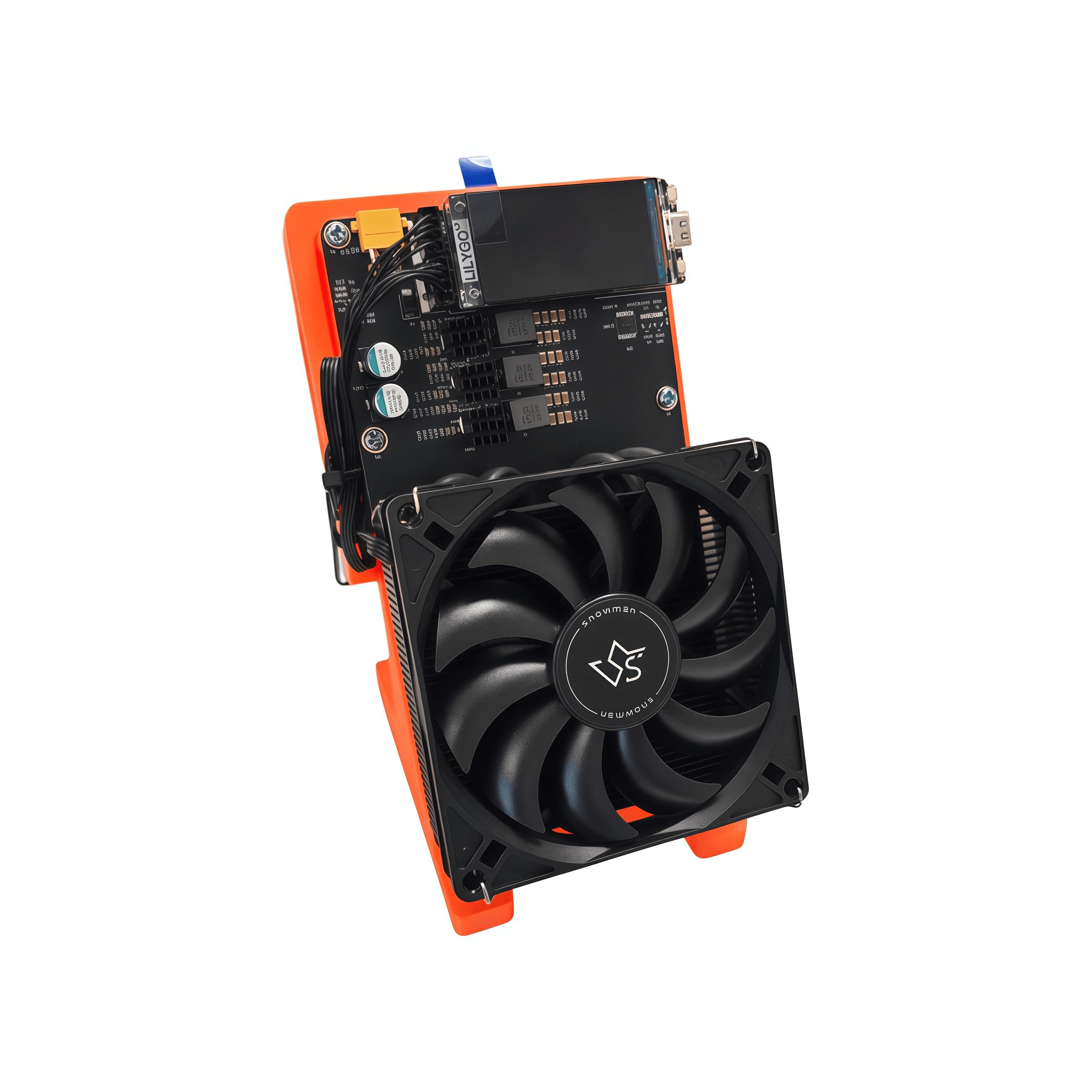 Zorvionix Bitcoins Miner NerdQaxe++ 6TH/s SHA-256 100W Orange