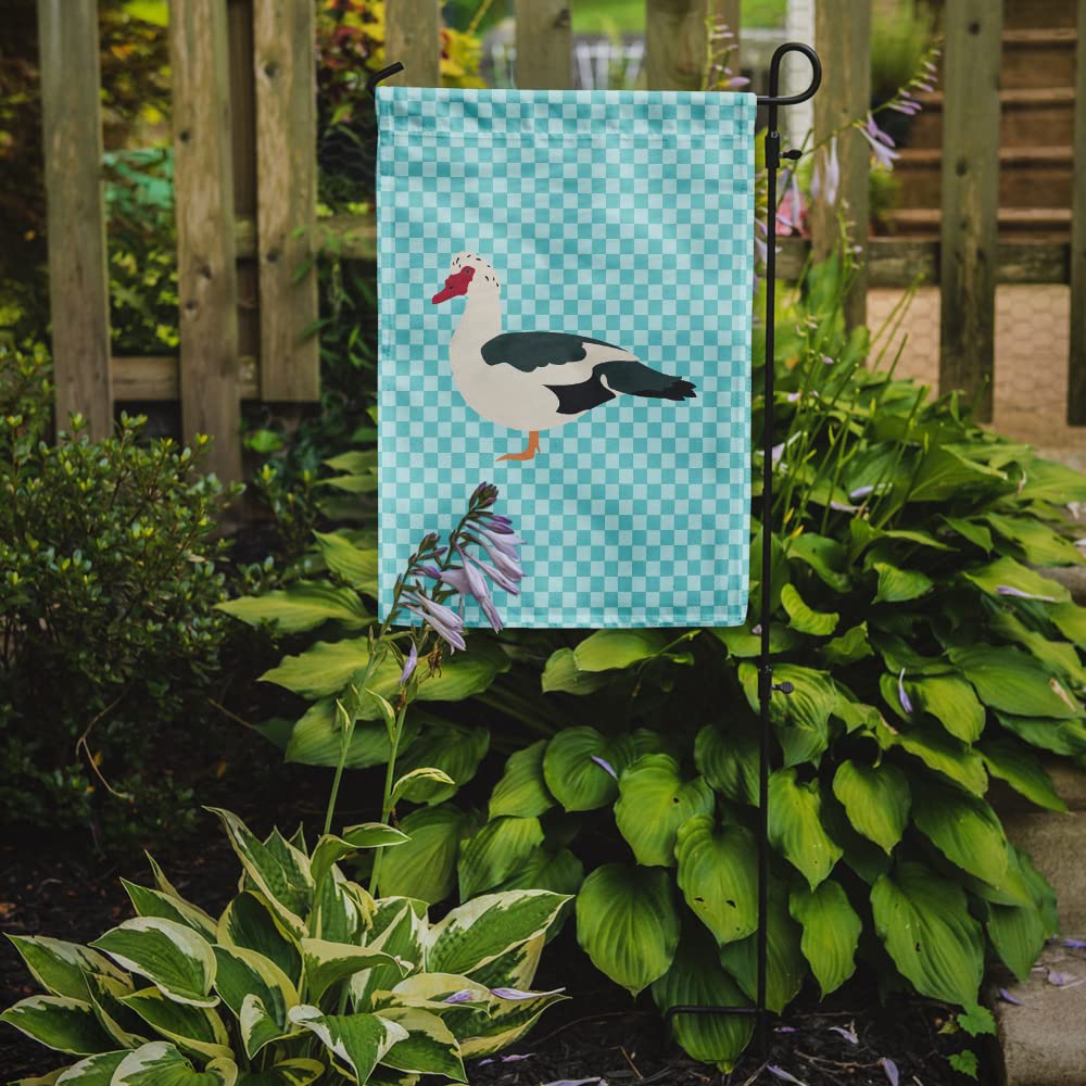 Carolines Treasures CK6808CHF Muscovy Duck Welcome Canvas House Flag - 28 x 0.01 x 40 in
