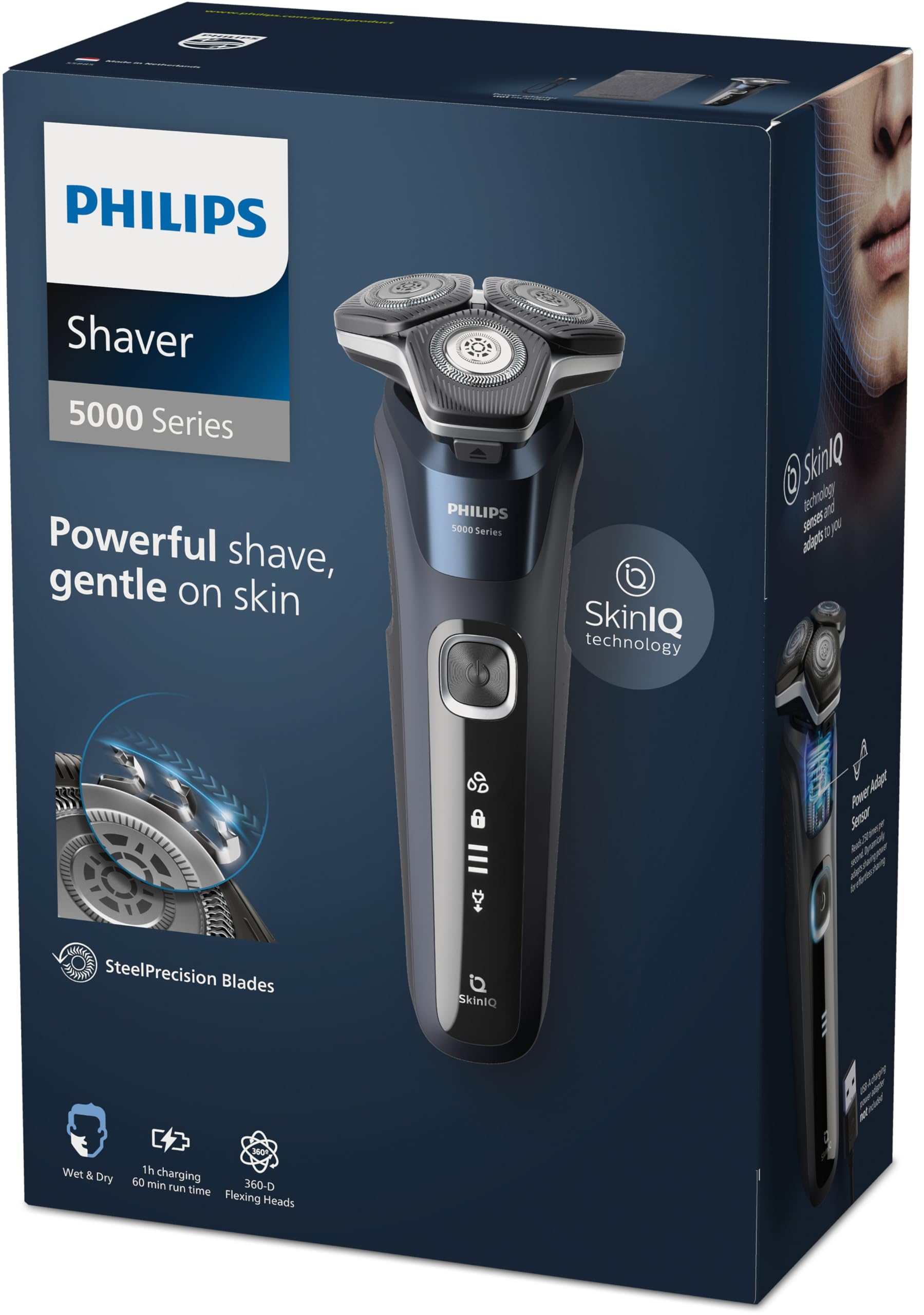Philips S5885/10 5000 Series USB Charging Wet and Dry Electric