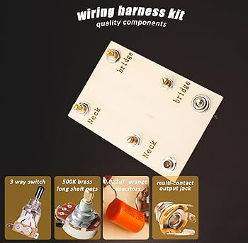 Amazon | LAMSAM はんだ付け済み配線ハーネス レスポール