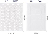 Vista 2 de 5 piezas de cinta de agarre para teléfono, calcomanías de agarre para dedos, kit de tracción adhesiva para fundas de teléfonos celulares, mouse