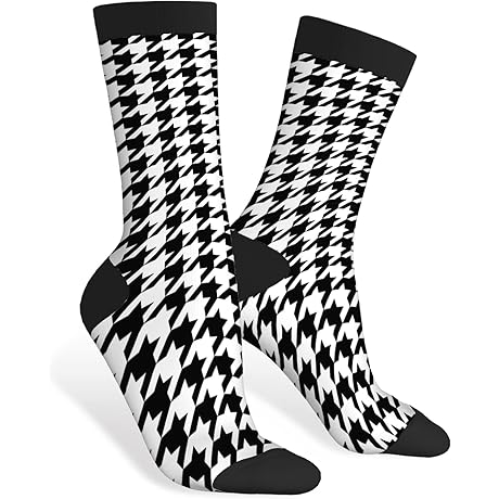 Funny Octopus Houndstooth Socks