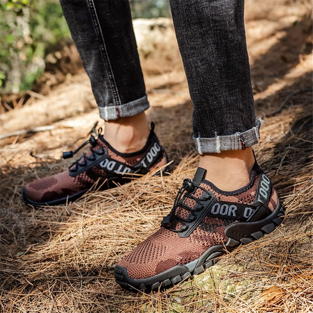 LLTMALL Men's Mesh Hiking Outdoor Shoes for Water Sport Lightweight Sneakers