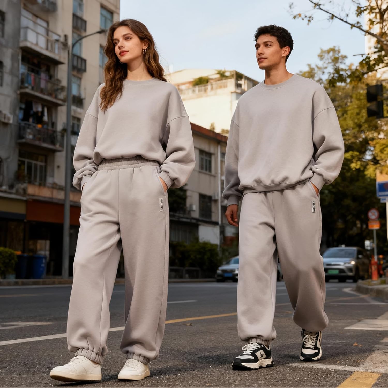 Women's Sweatpants Athletic Joggers Baggy Pants Lounge Bottom Men's Fleece Pants 2025 Fall Fashion with Pockets - Image 7