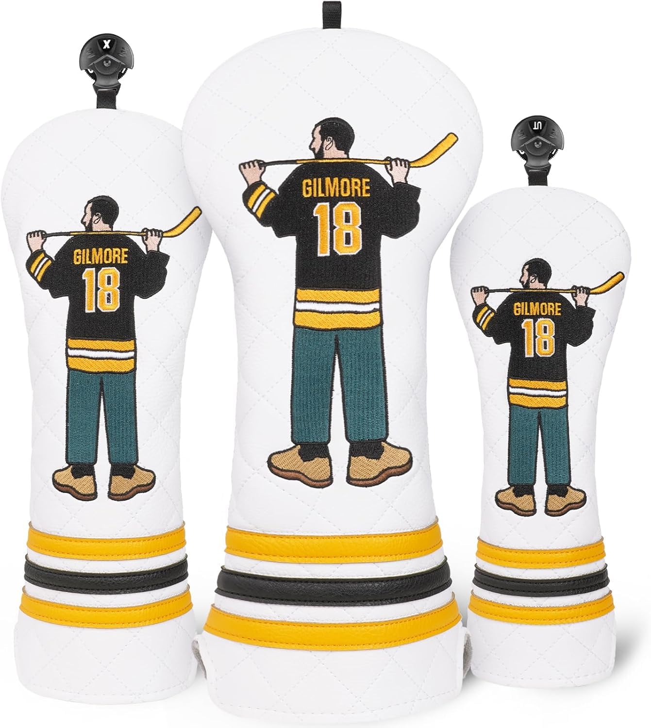 Golf Club Covers for Woods and Drivers Funny Movie Character, Driver |Fariway Wood |Hybrid Headcovers Exquisite Embroidery (Set (1 F H))
