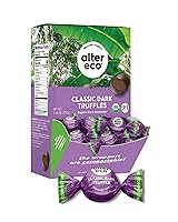 Vista 10 de Alter Eco Trufas clásicas de chocolate negro Cacao oscuro puro, comercio justo, orgánico, sin OMG, sin gluten (10 unidades (paquete de 1))