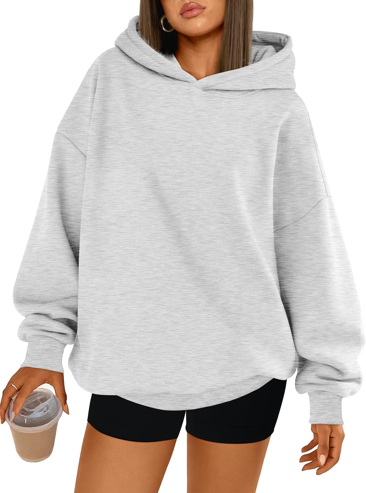 Womens Oversized Hoodies Casual Fleece Sweatshirts with Pockets